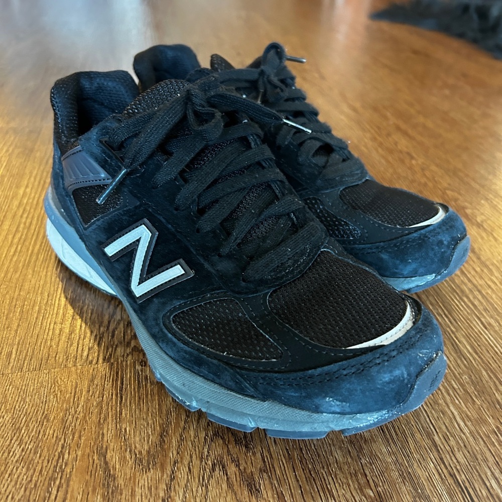 Black and Gray Athletic Sneakers